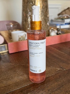 NEW TRULY Unicorn Fruit Renew + Hydrate Body Cleanser, Vegan, Clean, 8 oz.