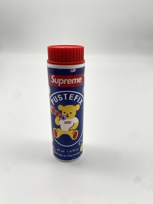 SUPREME X PUSTEFIX Soap Blowing Bubbles SS21 MIP New New York Box Logo