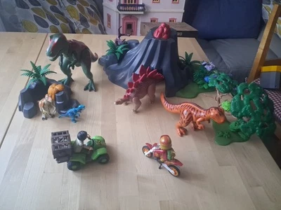 Playmobil Gros Lot.Dinosaures Raptors et Aventuriers - Photo 1/4