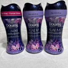 3x DOWNY INFUSIONS CALM LAVENDER VANILLA BEAN IN-WASH SCENT BOOSTER 5.7 OZ