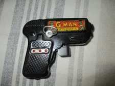 Vintage 1940's Marx  G-Man Automatic Pistol Toy Gun