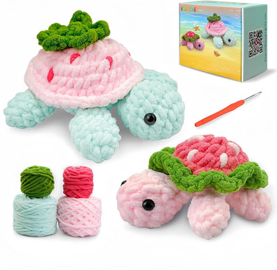 Crochet Kit for Beginners,Crochet Starter Kit with Step-By-Step Video Tutorials,