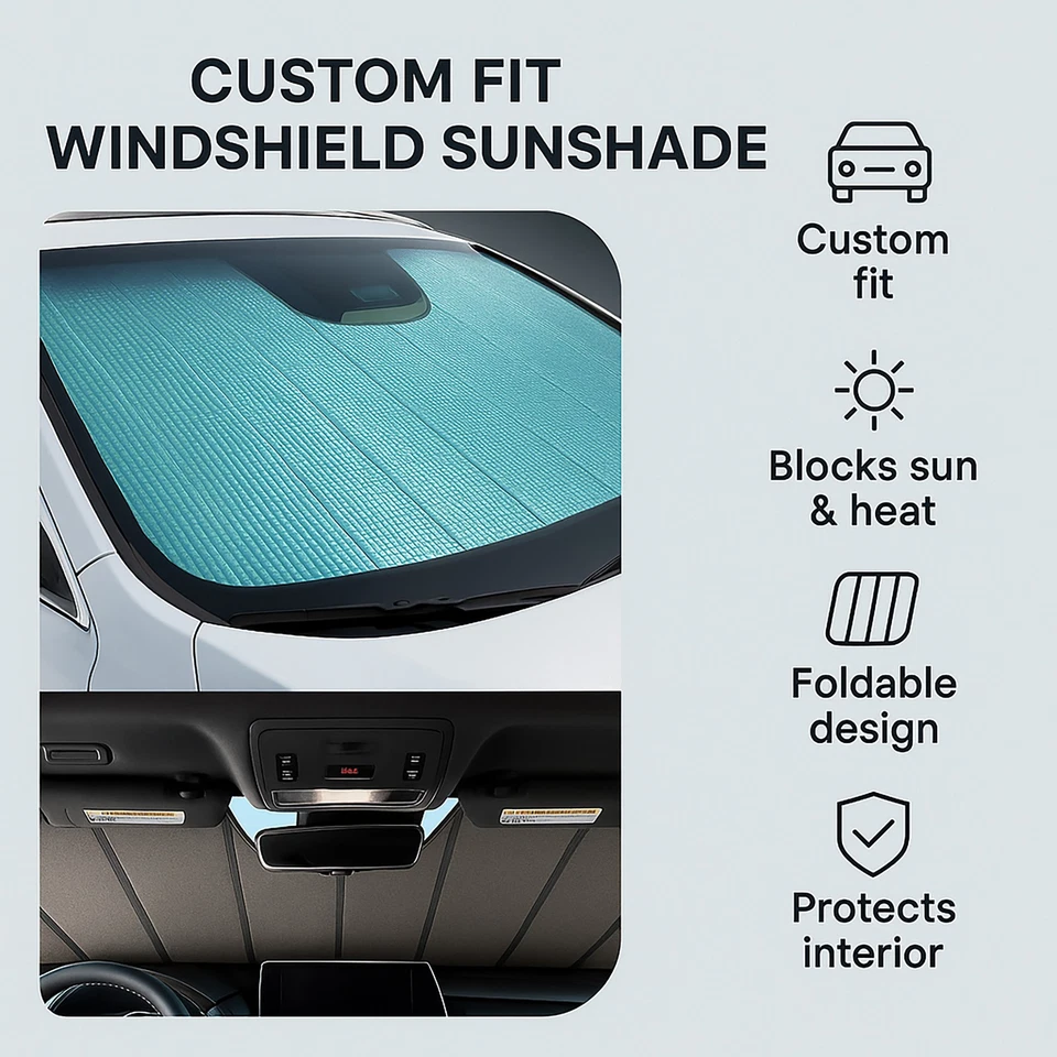 Protector térmico UV específico para vehículo parasol personalizado para Alfa Romeo 4C 2015-2020 Foto 4 de 4