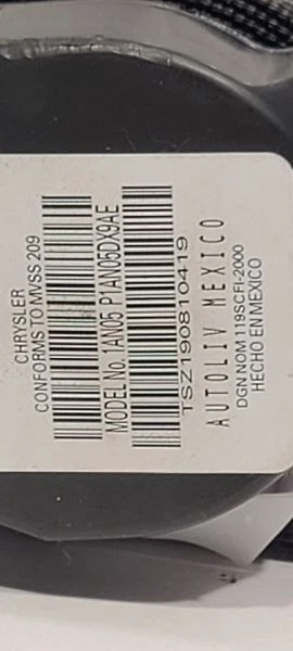 2009-2020 DODGE JOURNEY LEFT LH 2ND ROW SEAT BELT RETRACTOR BLACK Foto 2 de 4