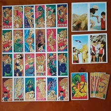 Tezuka Osamu Magma Taishi Manga Menko Sheet & Live Action Vintage Menko Set