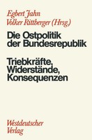 Volker Rittberger (U. A.) | Die Ostpolitik Der BRD | Taschenbuch | Deutsch