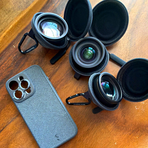 ShiftCam ProLens S-Mount Lens Set: 16mm Wide, 60mm Telephoto, 75mm Macro