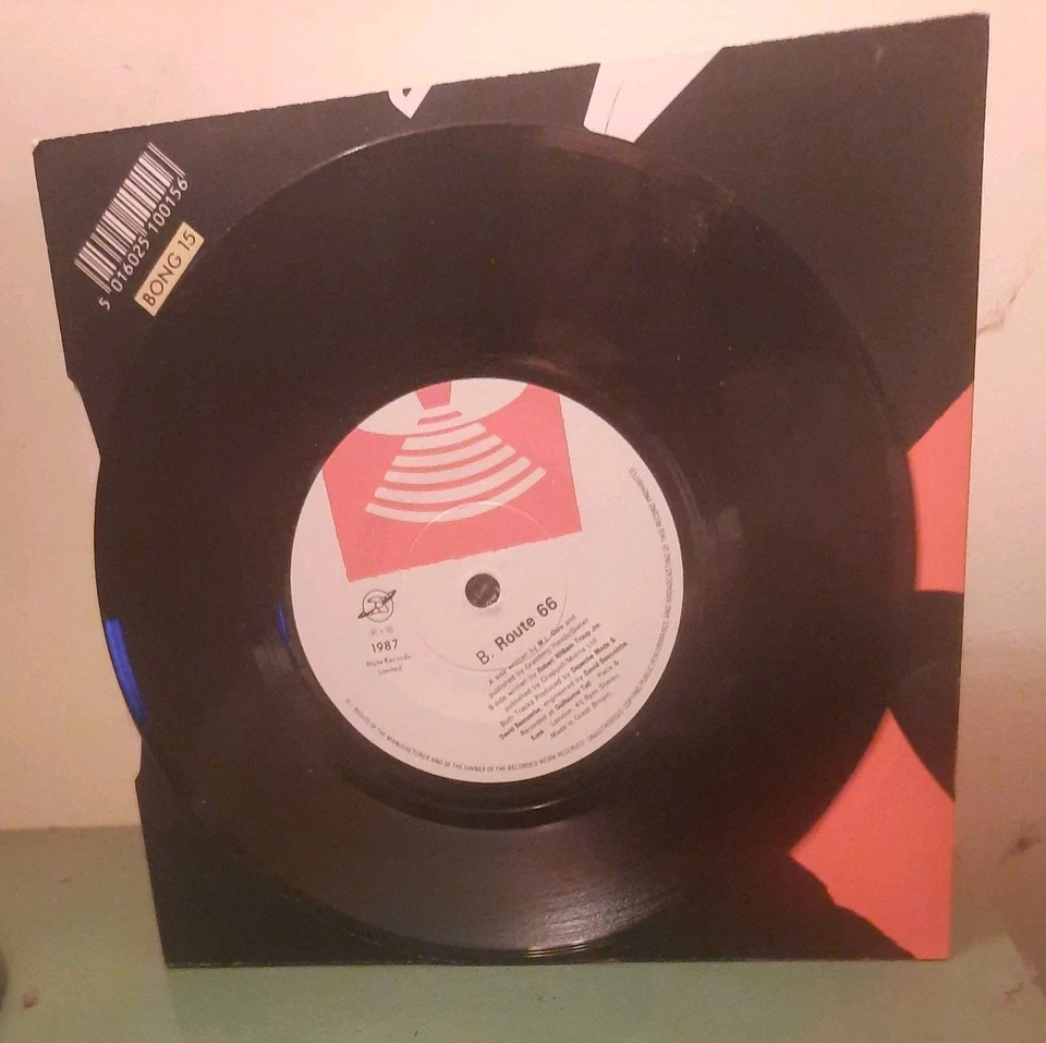 Depeche Mode Behind The Wheel (Remix) 7" Vinyl Single 1987 Mute Records BONG 15 - Image 4 of 4