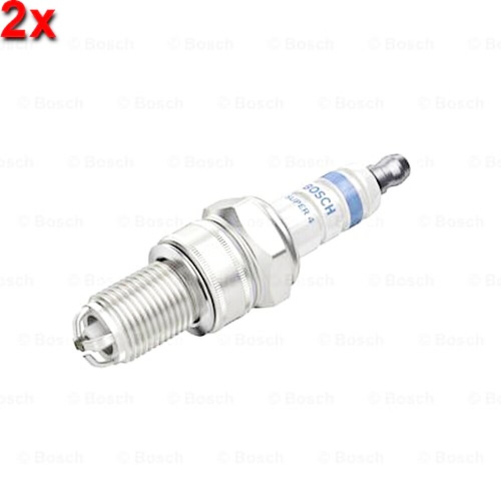 BOSCH 2x Spark Plug For AUDI AUSTIN AUTOBIANCHI CHEVROLET DODGE 62-18 0242232505
