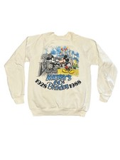 Vintage 1988 Disney Mickey Mouse 60th Birthday Sweatshirt Made in USA Size L