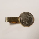 1937 5c Indian Head Buffalo Nickel Tie Tack - SKU-Q1285