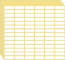1680 Pcs Matte White Labels Blank Stickers Small Sticky Labels Removable Price T