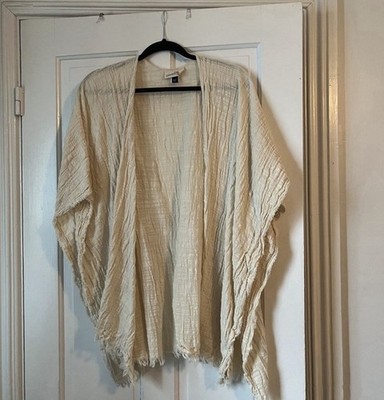 Universal Thread Fringe Wrap Cream One size fits most