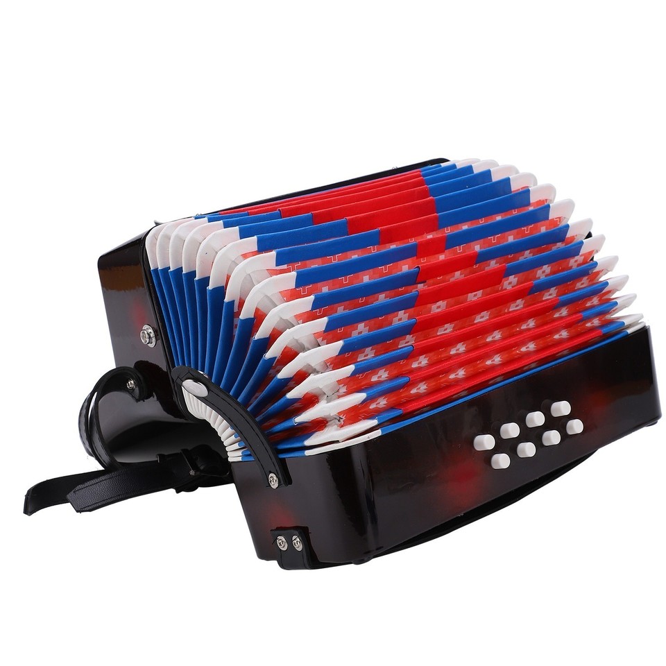 Springy Instrument Accordion Musical Piano Keyboard Toy Rhythm Training Spring Instrument ...