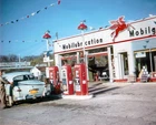 1951 MOBIL SERVICE STATION  8.5X11 Photo