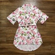 Show Me Your Mumu Brie Robe Womens One Size O/S Pink Floral Garden of Blooms