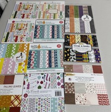 Huge 11  Bundle Lot 6x6 Designer Paper Pad Al...