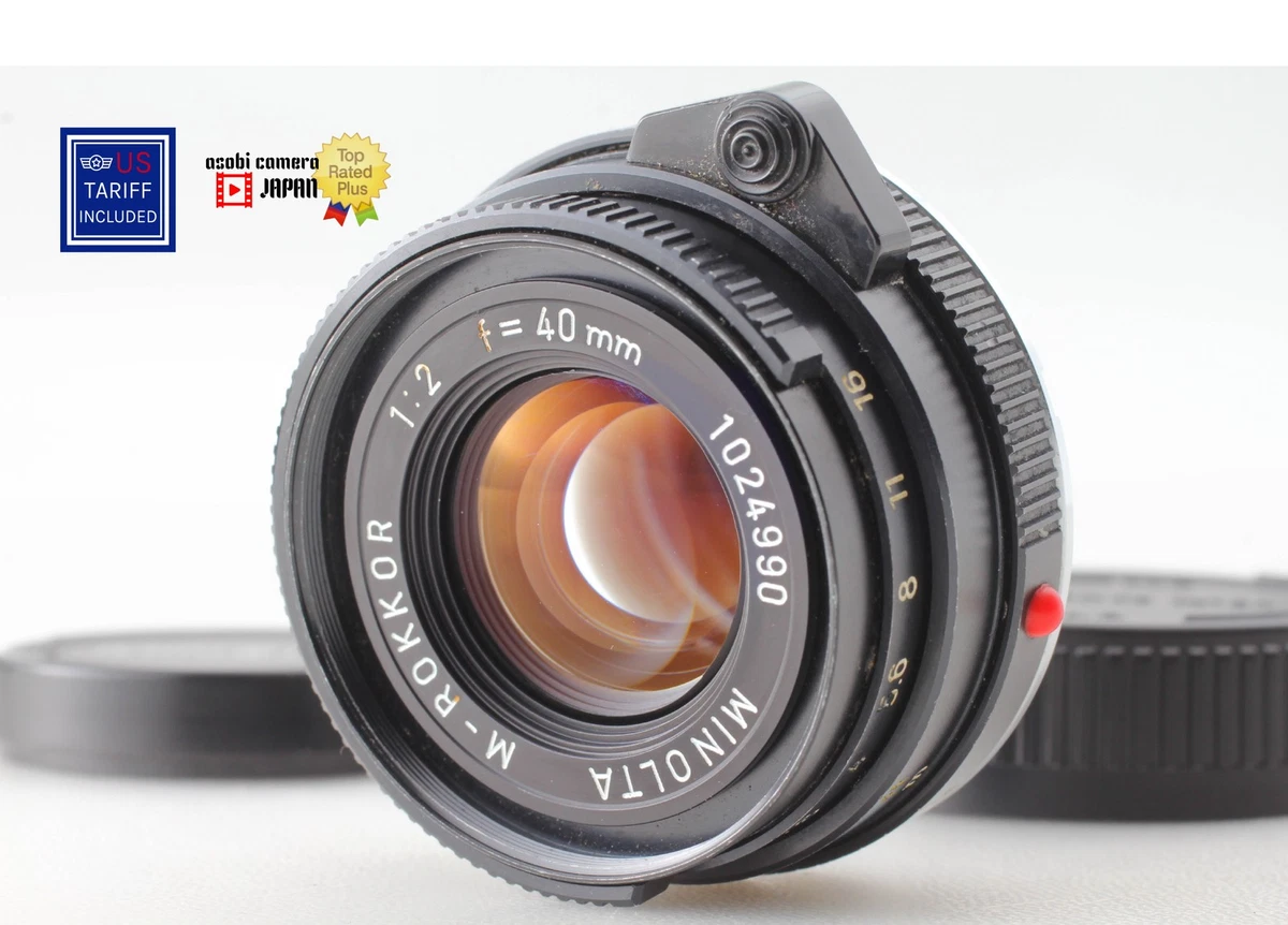 Minolta f/2 Camera Lenses 40mm Focal for sale | eBay