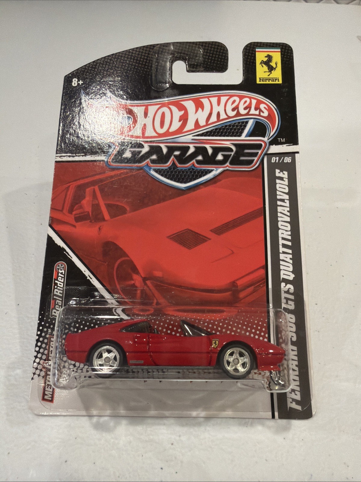 Hot Wheels Garage Ferrari 308 GTS Quattrovalvole 2010 Real Riders