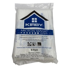 Kirby Micron Magic Universal Vacuum Filter Bags 6-Pack F-Style  Twist-Style