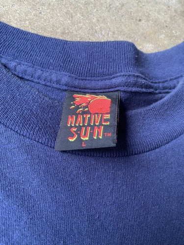 Vintage 90s Auburn Tigers University Single Stitch T-Shirt Size Large Native Sun - Bild 4 von 7