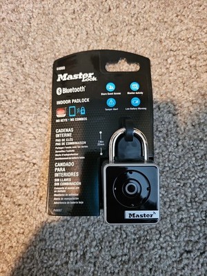 Master Lock 4400D Internal Open Shackle Bluetooth Smart Access App Padlock New