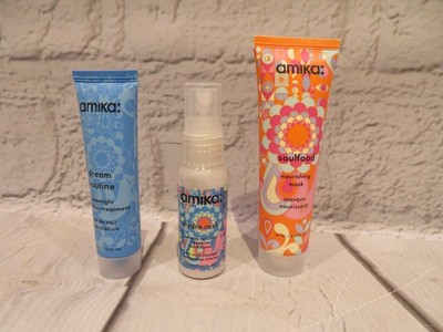 Amika Discovery Reiseset Soulfood Maske, Traumroutine & Hydro Rush - Neu