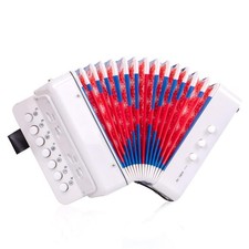 Beginner Accordion, 10 Keys Button Control Beginners Accordions Musical Instr...