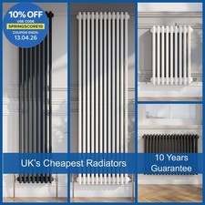 2 3 Column Traditional Cast Iron Style Horizontal Vertical Vintage Radiator Rads
