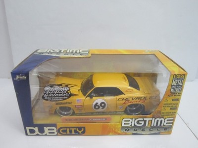 Lot of 5 Dub City Big Time Muscle Diecast Cars Chevelle, Camaro