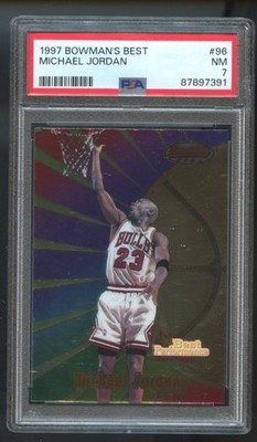 その他 PSA9 Bowman's Best Ref Michael Jordan 1997 Bowman's Best #96 Michael Jordan Bulls PSA 7 NEAR MINT 7391