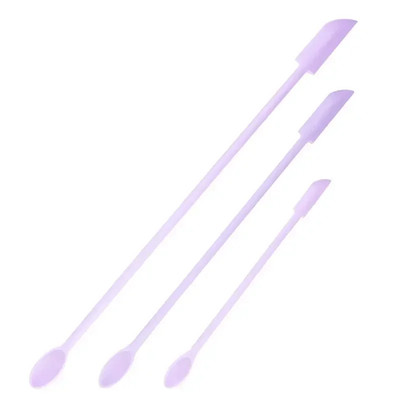 Cosmetic Bottle Silicone Mini Scraper Three Piece Set Baking Double End Two in O
