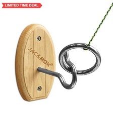 Hook and Ring Toss Game DIY Kit Stainless Steel Ring Polyester Rope Hardware