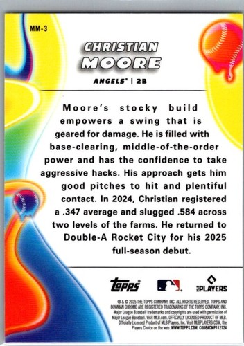 Trituradoras Christian Moore Melt 2025 Bowman Chrome #MM-3 - Imagen 2 de 2