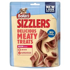 Bakers Sizzlers Bacon Dog Treats 6 x 90g DOG TREATS 40.72 per kilo