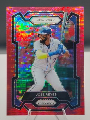 2024 Panini Prizm - Jose Reyes #279 Red Pulsar Prizm 313/399