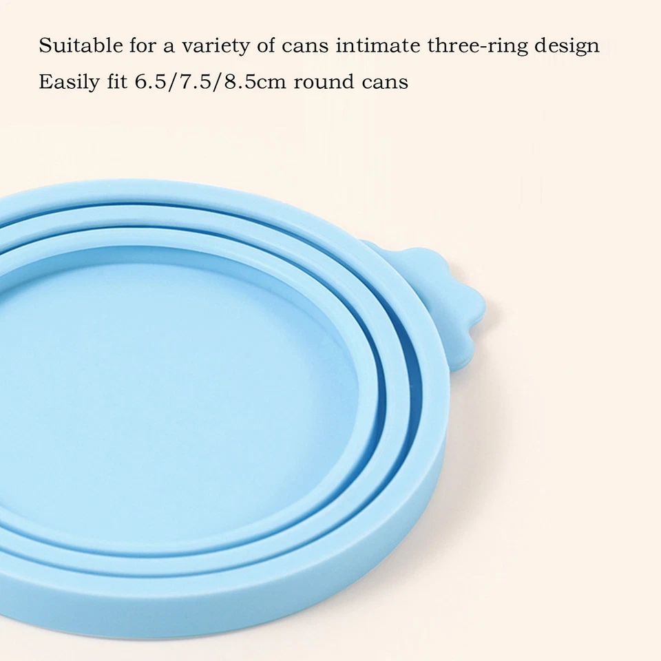 Reusable Food Can Lids Pet Can Covers For All Standard Size Dog And Cat Food Can - Image 4 of 4