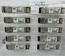 10 X SFP-10G-SR-S USED CISCO 10-3105-01 10GBASE-SR SFP Module Hologram Tested