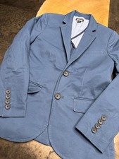 J.CREW Crewcuts Boys Thompson Jacket Blazer Blue Size 8 Formal School