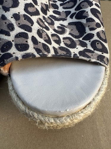 USED High Espadrilles leopard print size 5 - Picture 3 of 16