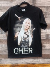 Cher Living Proof Farewell Tour 2003 Concert T-shirt. Size Medium, Black