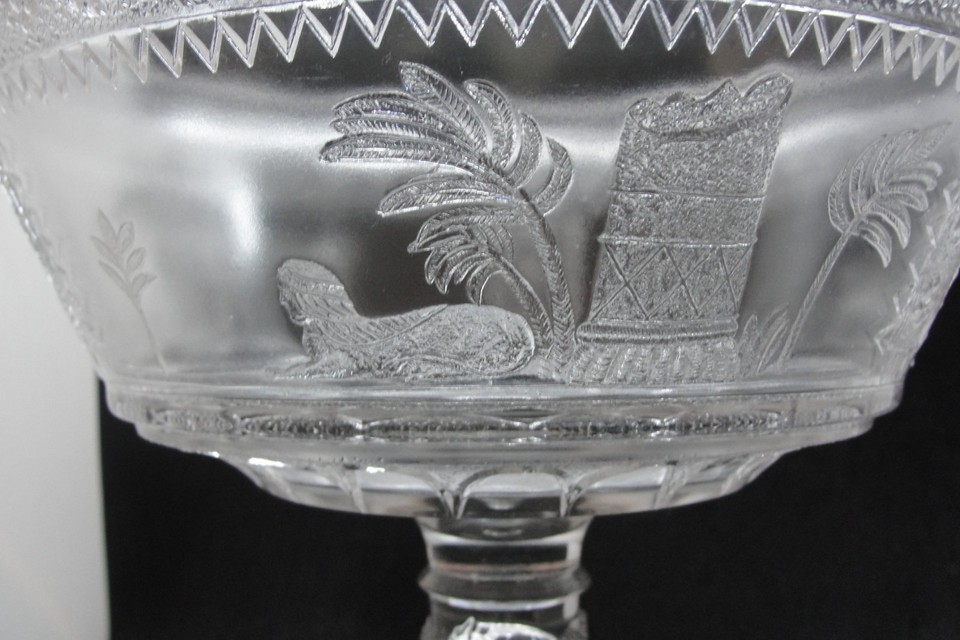 EAPG Adams Glass Co's Egyptian Covered Compote | eBay