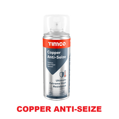 Timco 380ml Kupfer Anti-Seize Spray - schützt Bremsen, Auspuff, Flansche & Rohre