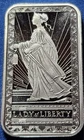 A PAMP Suisse Lady of Liberty 1 oz .999 Silver Bar