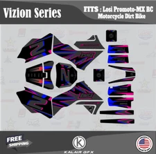 Graphics Kit for  Losi PRO MOTO MX (ALL YEARS) Vizion Series - Magenta