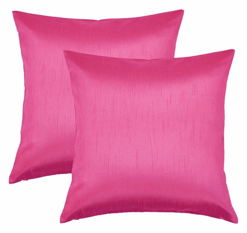 Aiking Home Solid Faux Silk Decorative Pillow Cover (Set of 2), multi-size/color - Picture 34 of 77