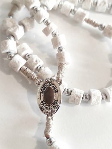 Medjugorje Stone Roks Beads Rosary Apparition Hill Soil Medjugorje Handmade - Picture 2 of 6