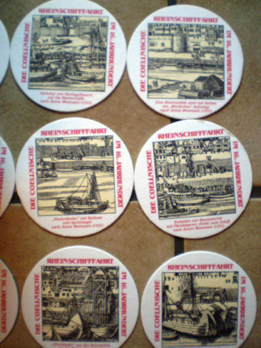 REISSDORF KÖLSCH Bierdeckel - Die Coellnische Rheinschifffahrt - 12 STÜCK 2016 - Bild 3 von 4