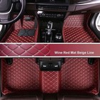 For Maserati Grecale luxury waterproof leather Car Floor Mats Carpet auto Liners