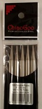 ChiaoGoo premium stainless steel double point knit needle set NEW 8 in US 10.75